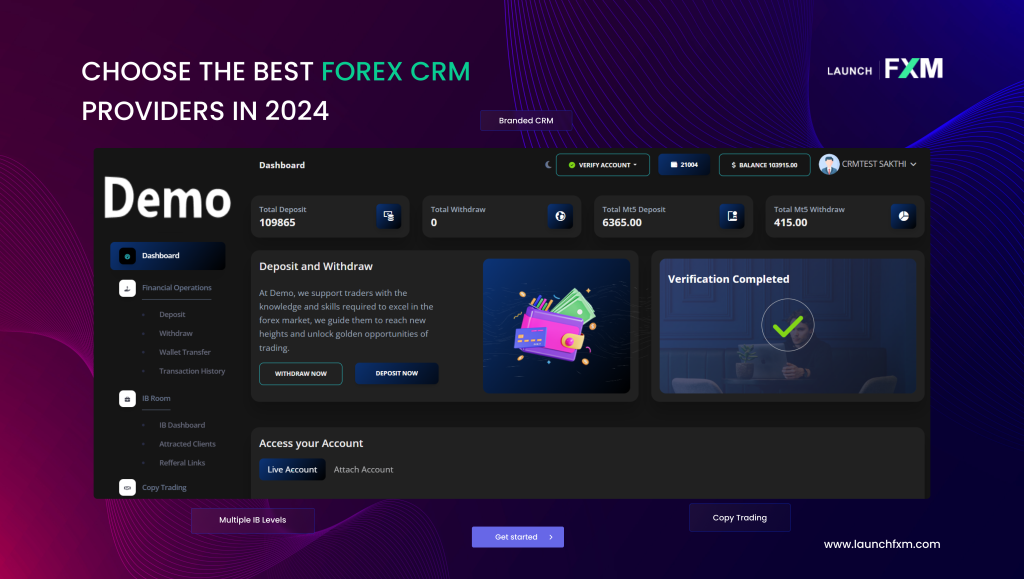 Choose the best forex CRM providers in 2024